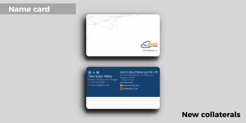 fixics new namecard design